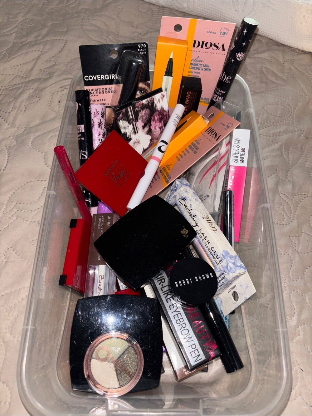 Mixed Makeup Lot with Bobbi Brown, CoverGirl, Anastasia, L’Oréal and more
